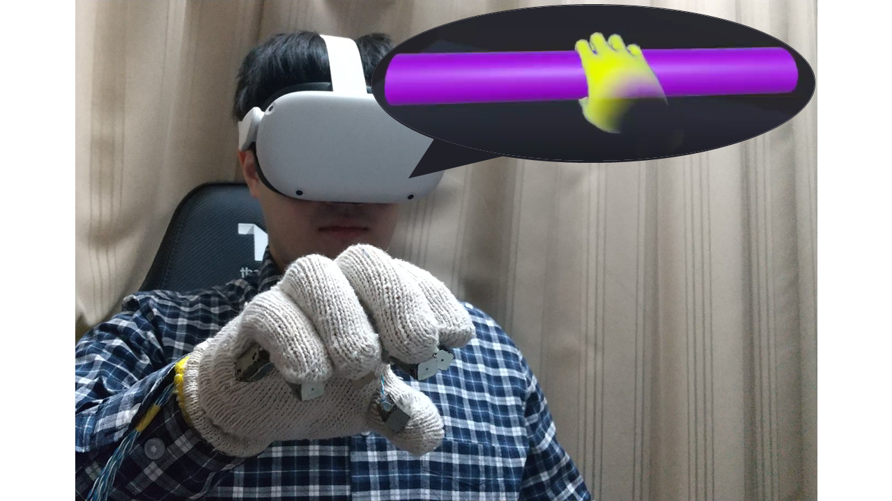 仮想環境での把持動作における振動グローブを用いた力分布の提示 – Cooperative Robotics Lab.